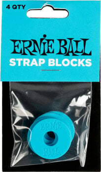 Hevederzár Ernie Ball Strap Blocks Hevederzár Blue - 1