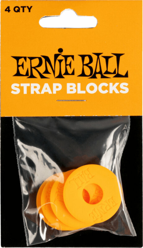 Clip e Bottoni Ernie Ball Strap Blocks Clip e Bottoni Orange