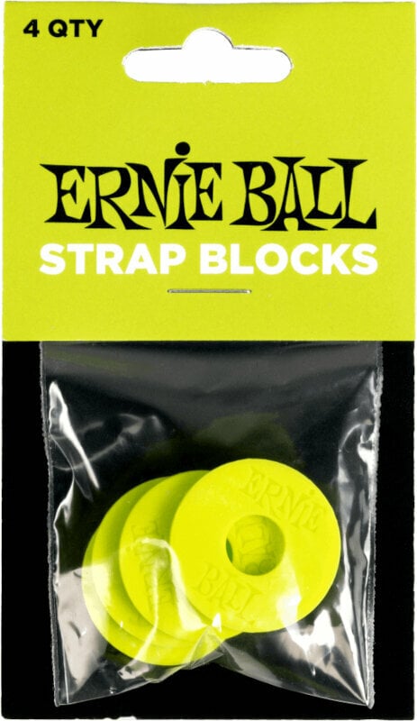 Fermeture de sangle Ernie Ball Strap Blocks Fermeture de sangle Green