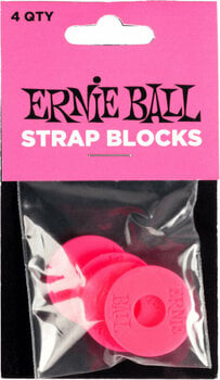 Hevederzár Ernie Ball Strap Blocks Hevederzár Pink - 1