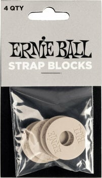 Strap Lock Ernie Ball Strap Blocks Strap Lock Gray - 1