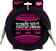 Câble pour instrument Ernie Ball Braided Straight Straight Inst Cable Noir-Violet 5,5 m Droit - Droit