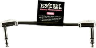 Пач кабел Ernie Ball Flat Ribbon Stereo Patch Cable Черeн/Single Pack