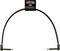 Patchkabel Ernie Ball Flat Ribbon Stereo Patch Cable Schwarz 30 cm Winkelklinke - Winkelklinke