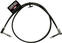Verbindingskabel / patchkabel Ernie Ball Flat Ribbon Stereo Patch Cable Zwart 60 cm Gewikkeld - Gewikkeld