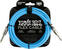 Hangszerkábel Ernie Ball Flex Instrument Cable Straight/Straight Kék 3 m Egyenes - Egyenes