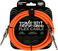 Câble pour instrument Ernie Ball Flex Instrument Cable Straight/Straight Orange 3 m Droit - Droit