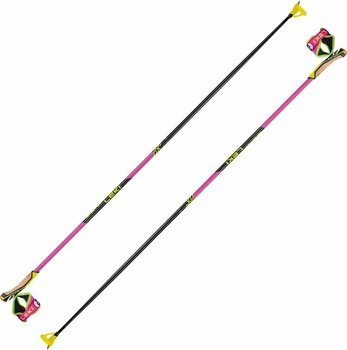 Ski Poles Leki PRC 750 Neonpink/Neonyellow/Black 140 cm - 1