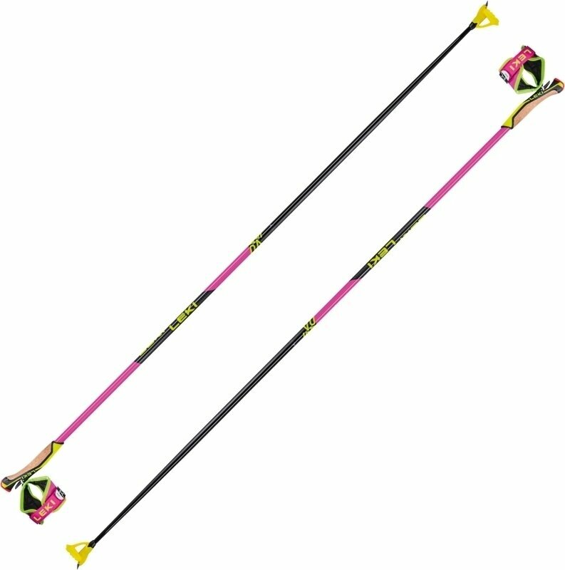 Kijki narciarskie Leki PRC 750 Neonpink/Neonyellow/Black 150 cm
