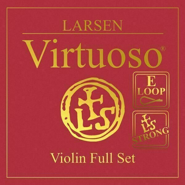 Cordes pour instruments à cordes Larsen Virtuoso violin SET E loop