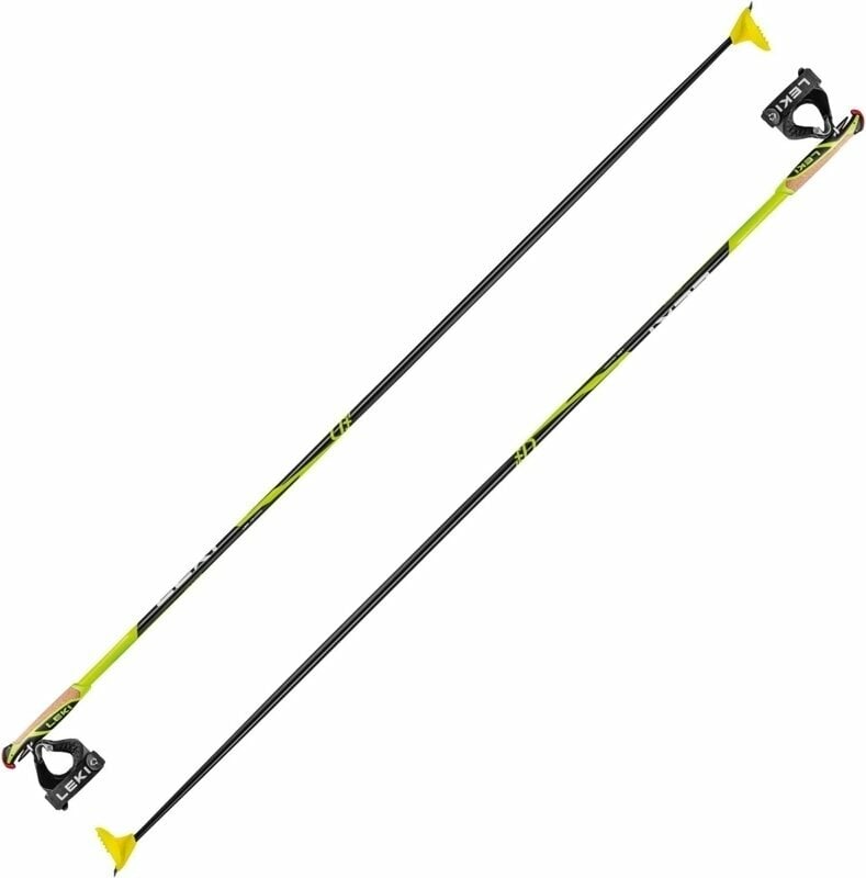 Ski Poles Leki CC 450 Neonyellow/Black/White 145 cm