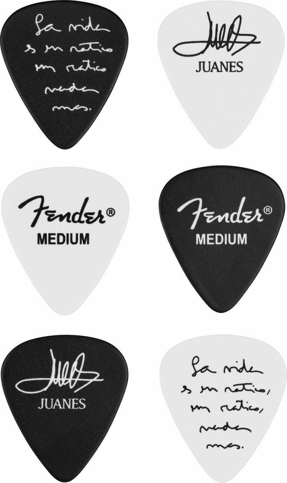 Médiators Fender Juanes 351 Celluloid Picks Médiators