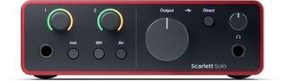 USB-audio-interface - geluidskaart Focusrite Scarlett Solo 4th Gen USB-audio-interface - geluidskaart