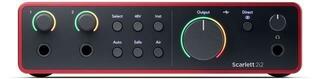 USB-audio-interface - geluidskaart Focusrite Scarlett 2i2 4th Gen USB-audio-interface - geluidskaart