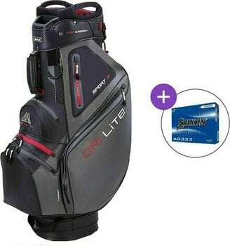 Borsa da golf Cart Bag Big Max Dri Lite Sport 2 SET Black/Charcoal Borsa da golf Cart Bag - 1