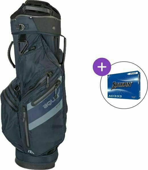 Golf torba Cart Bag Big Max Aqua Style 3 SET Blueberry Golf torba Cart Bag