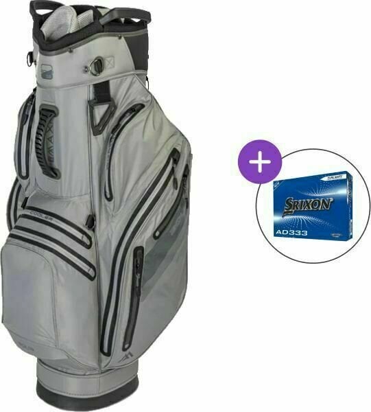 Saco de golfe Big Max Aqua Style 3 SET Silver Saco de golfe