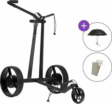 Chariot de golf électrique Jucad Carbon Silence 2.0 SET Black Chariot de golf électrique - 1