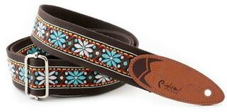 Kytarový pás RightOnStraps Surf Kytarový pás Wind Brown