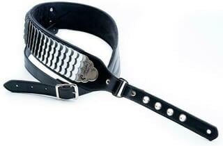 Kytarový pás RightOnStraps Legend JL Python Kytarový pás Black