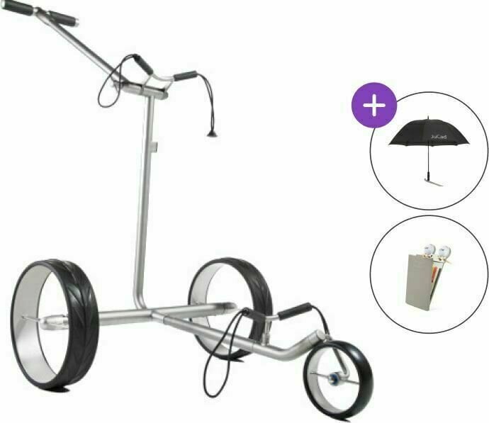 Elektrische golftrolley Jucad Ghost 2.0 SET Titan Elektrische golftrolley