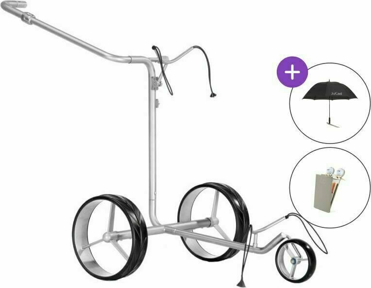Wózek golfowy elektryczny Jucad Drive SL Travel eX 2.0 SET Titan Wózek golfowy elektryczny