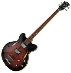 Elektrická baskytara Höfner HCT-500/8-DC Verythin Bass Long Scale Transparent Dark Cherry Burst Elektrická baskytara
