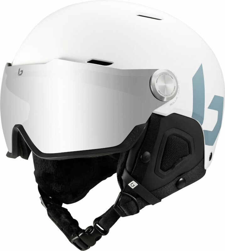 Ski Helmet Bollé Might Visor Offwhite Matte L (59-62 cm) Ski Helmet