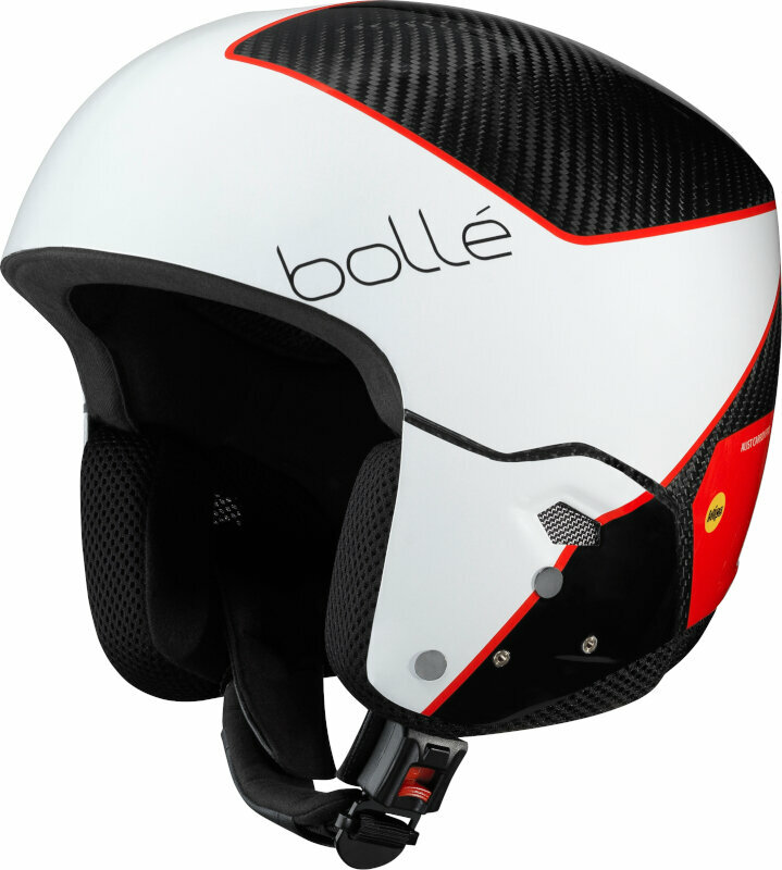 Ski Helmet Bollé Medalist Carbon Pro Mips Race White Shiny L-XL (57-60 cm) Ski Helmet
