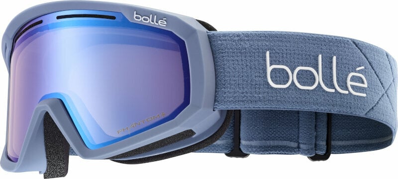 Skibriller Bollé Y7 OTG Steel Blue Matte/Phantom+ Blue Semi Polarized Photochromic Skibriller
