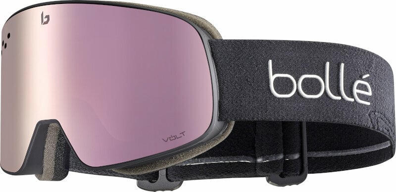 Skibriller Bollé Nevada Black Matte/Volt Pink Skibriller