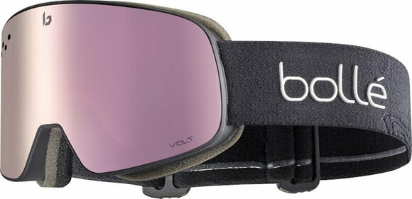 Ski-bril Bollé Nevada Black Matte/Volt Pink Ski-bril - 1