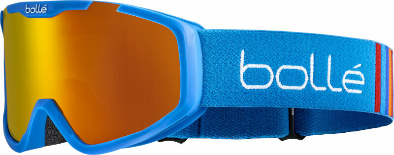 Okulary narciarskie Bollé Rocket Plus Race Blue Matte/Sunrise Okulary narciarskie