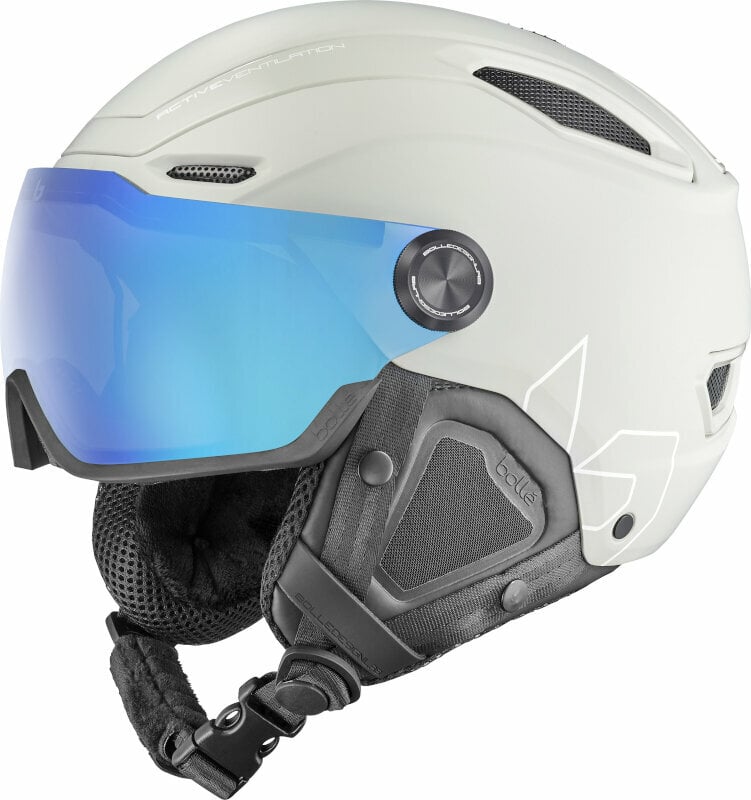 Lyžařská helma Bollé V-Line Lightest Grey Matte L (59-62 cm) Lyžařská helma
