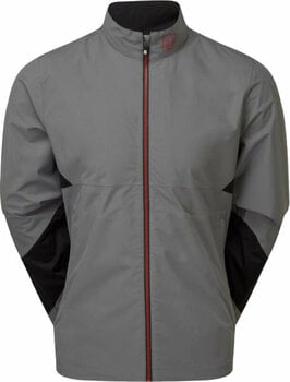 Waterproof Jacket Footjoy HydroLite X Mens Jacket Charcoal/Black/Red M - 1