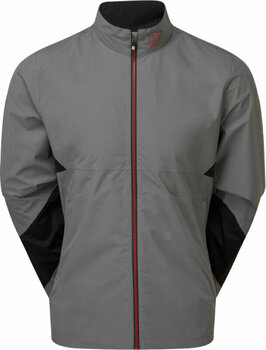 Waterproof Jacket Footjoy HydroLite X Mens Jacket Charcoal/Black/Red XL - 1