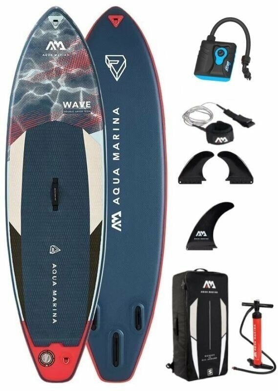 Paddleboard, Placa SUP Aqua Marina Wave SET 8'8'' (265 cm) Paddleboard, Placa SUP