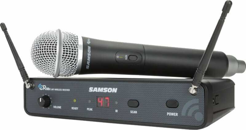 Système sans fil avec micro main Samson Concert 88x Handheld  K: 470 - 494 MHz