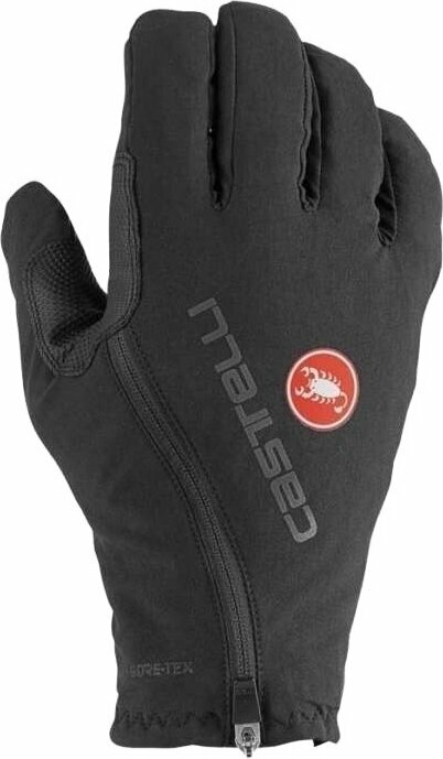 Cyklistické rukavice Castelli Espresso GT Glove Black L Cyklistické rukavice