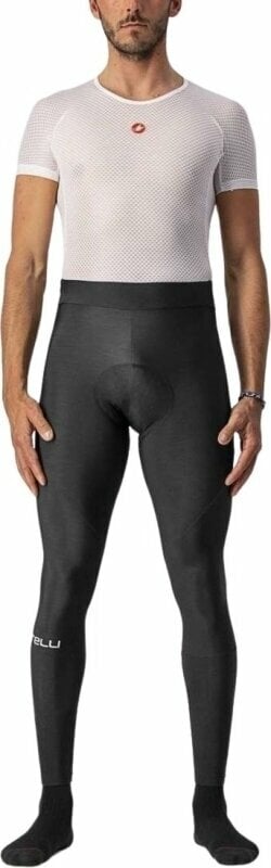 Fietsbroeken en -shorts Castelli Entrata Tight Black M Fietsbroeken en -shorts