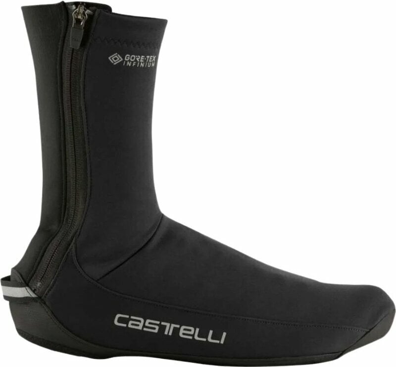 Överdrag för cykelskor Castelli Espresso Shoecover Black L Överdrag för cykelskor