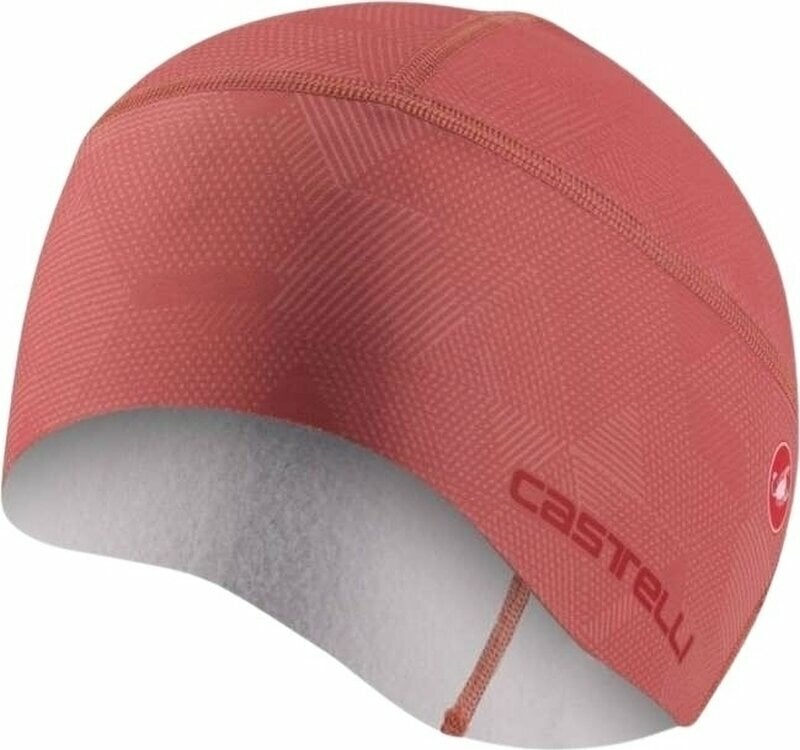 Gorra de ciclismo Castelli Pro Thermal W Skully Mineral Red/Cream Blush UNI Gorro
