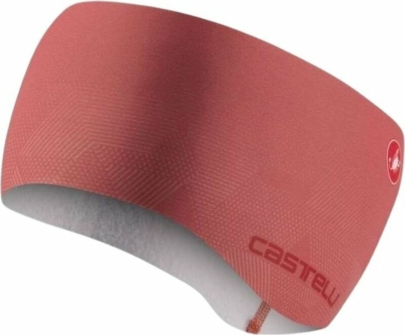 Kapa za biciklizam Castelli Pro Thermal W Headband Mineral Red/Cream Blush UNI Traka za glavu