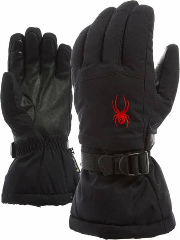 Guantes de esquí Spyder Mens Traverse GTX Ski Gloves Black XS Guantes de esquí