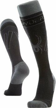 Calcetines de esquí Spyder Mens Omega Comp Ski Socks Black M Calcetines de esquí - 1