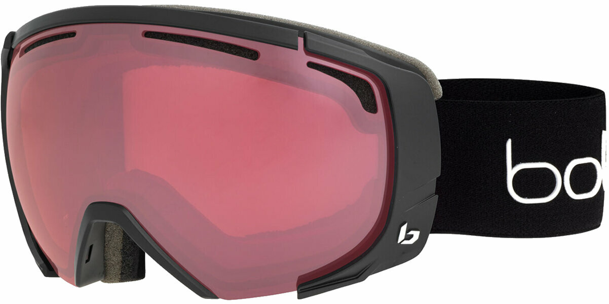 Ski Brillen Bollé Supreme OTG Black Matte/Vermillon Gun Ski Brillen