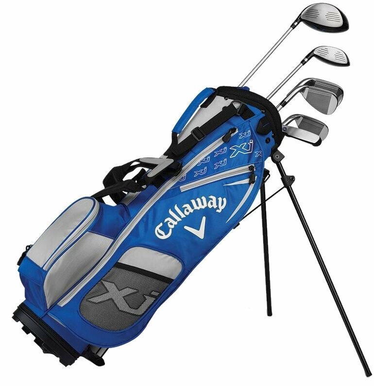 Голф комплект за голф Callaway XJ2 6-piece Junior Set Blue Left Hand