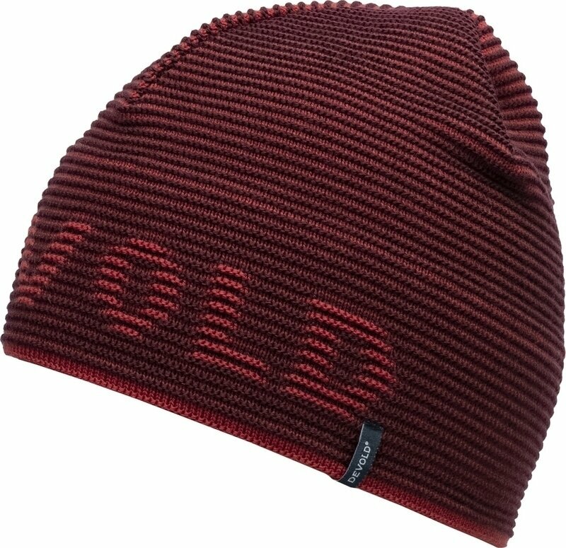 Zimowa czapka Devold Rib Logo Merino Beanie Piękno 58 Zimowa czapka
