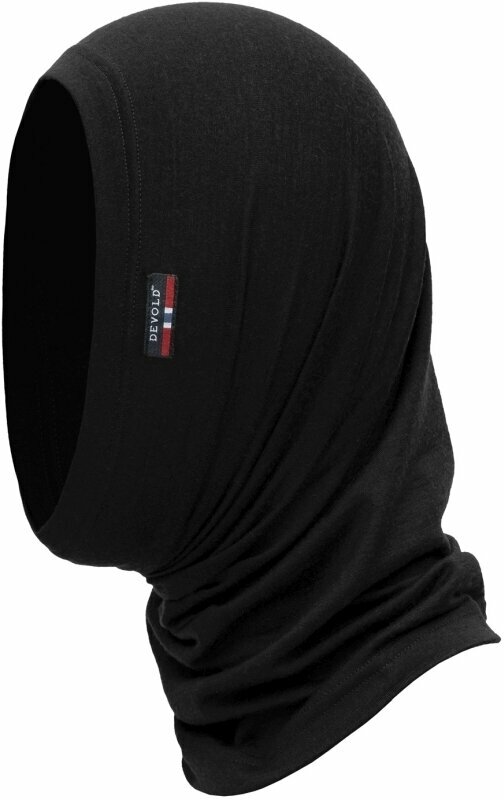 Um lenço Devold Breeze Merino 150 Headover Black UNI Um lenço
