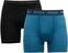 Sous-vêtements thermiques Devold Breeze Merino 150 Boxer Man 2 Pack Black/Blue L Sous-vêtements thermiques